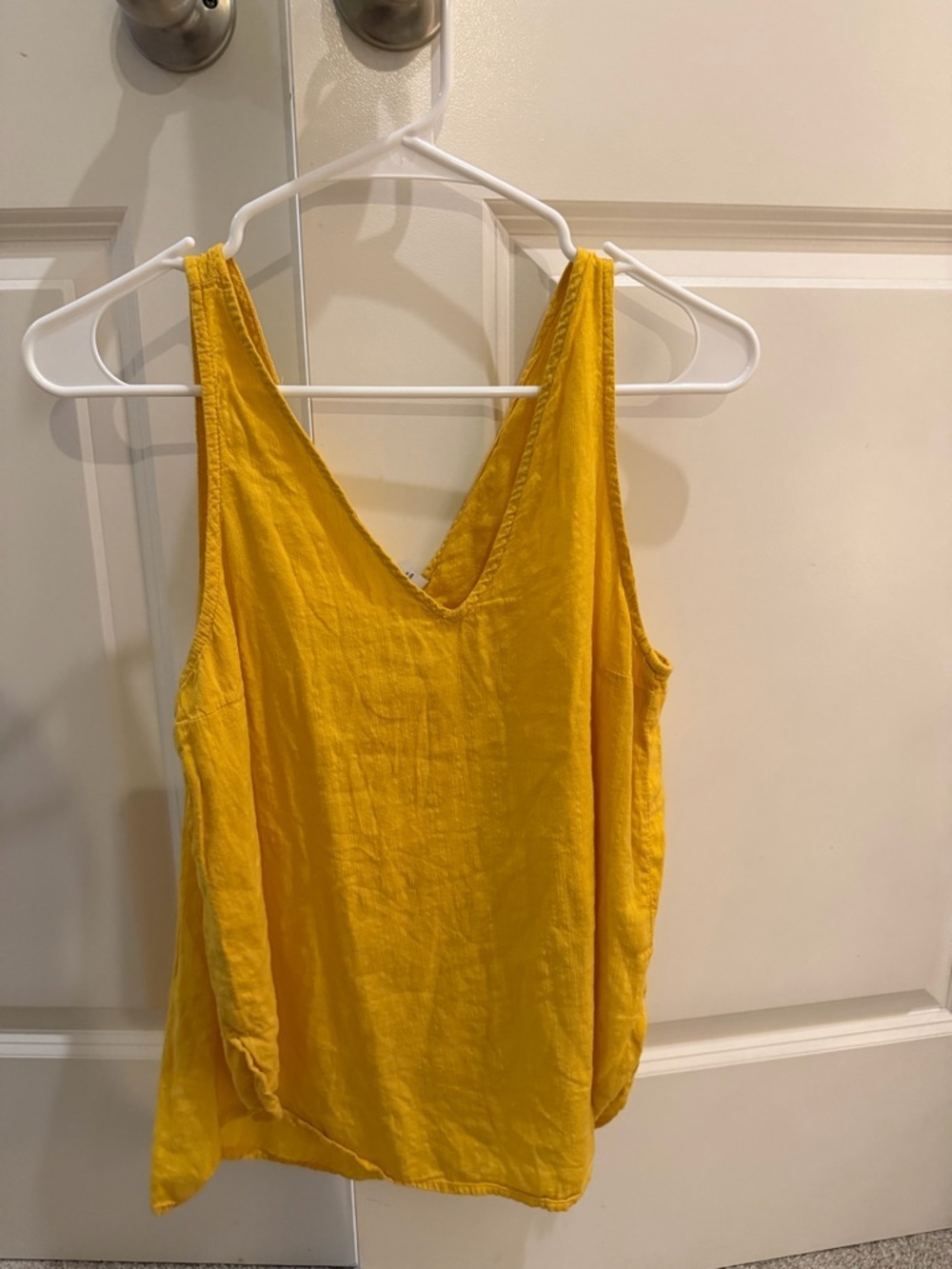 Old Navy Mustard Yellow V-Neck Camisole Tank
